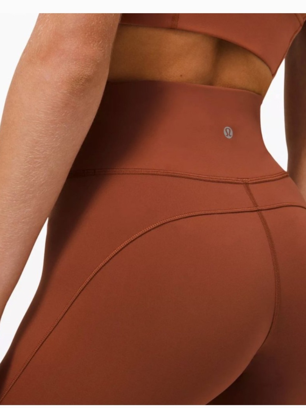 lululemon athletica Rust Orange High-Rise Leggings